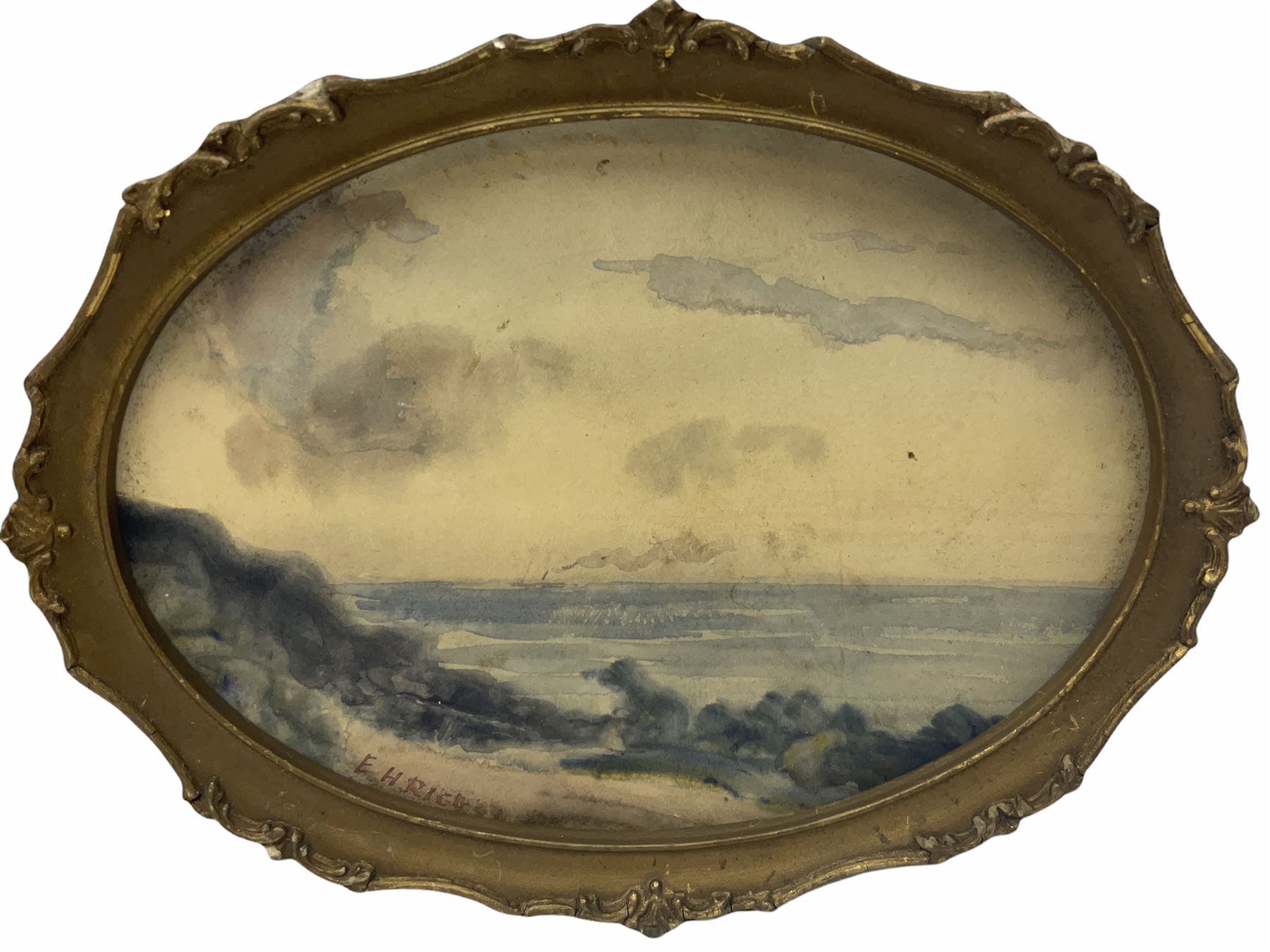 Ernest Higgins Rigg (Staithes Group 1868-1947): Coastal Horizon Landscapes - Image 5 of 7