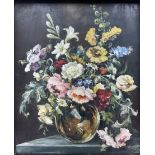 H G Davis (Early/mid-20th century): Still Life of Flowers in a Vase