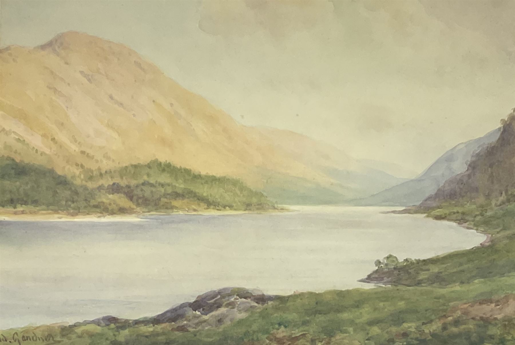Sidney Valentine Gardner (Staithes Group 1869-1957): Loch Landscape