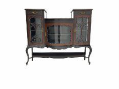 Late Victorian drop centre sideboard