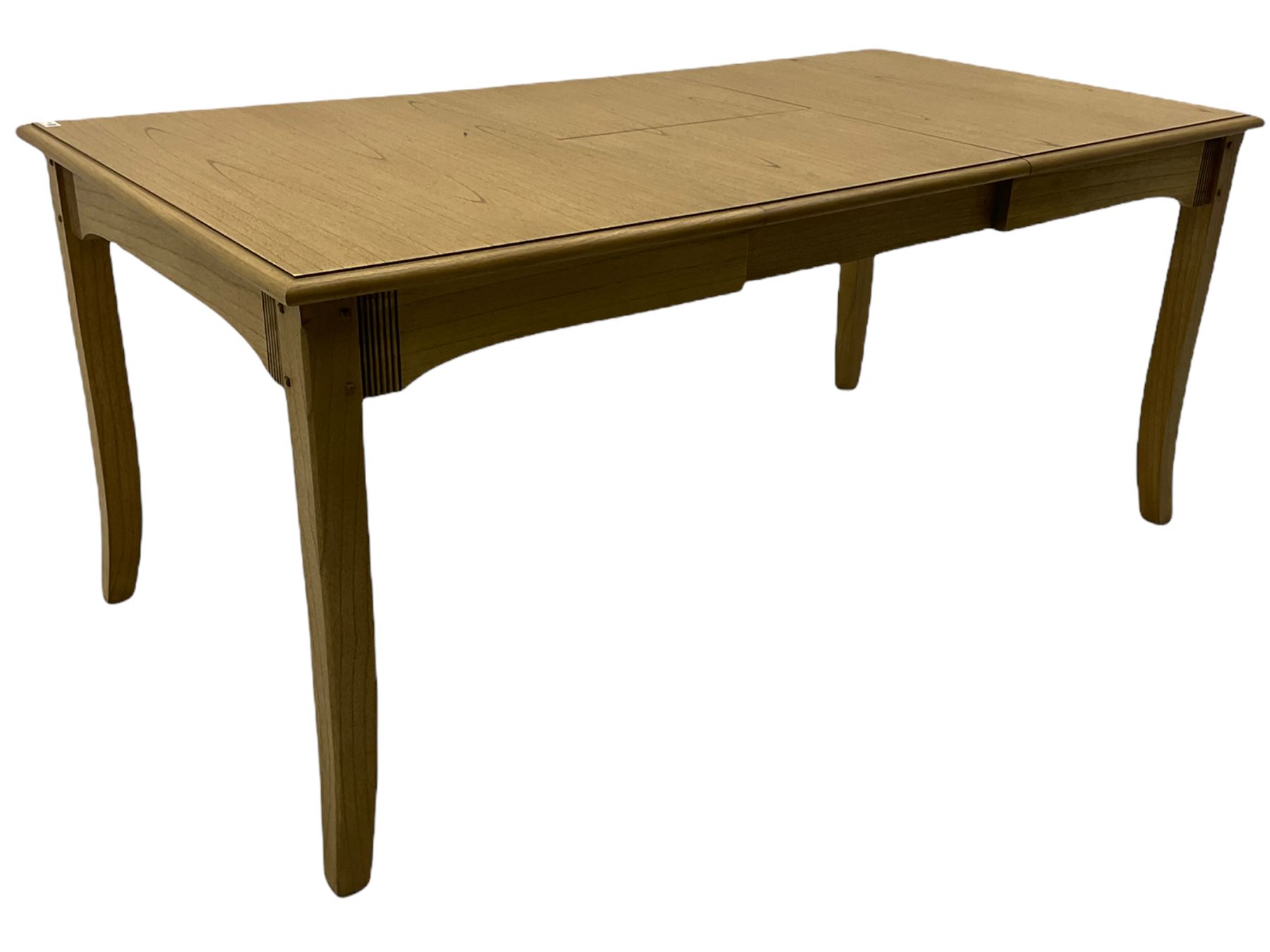 Windsor by Mark Devany oak rectangular extending dining table - Image 4 of 15