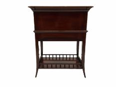 Maple & Co London Edwardian mahogany cocktail stand