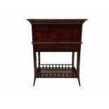 Maple & Co London Edwardian mahogany cocktail stand