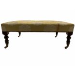Rectangular footstool in the Victorian style