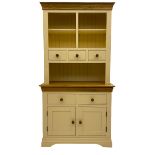 Cream and oak dresser