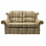 Wade - pair traditional shape two seat sofas