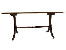 Mahogany Regency design coffee table