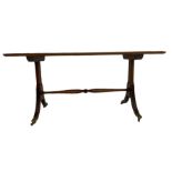 Mahogany Regency design coffee table