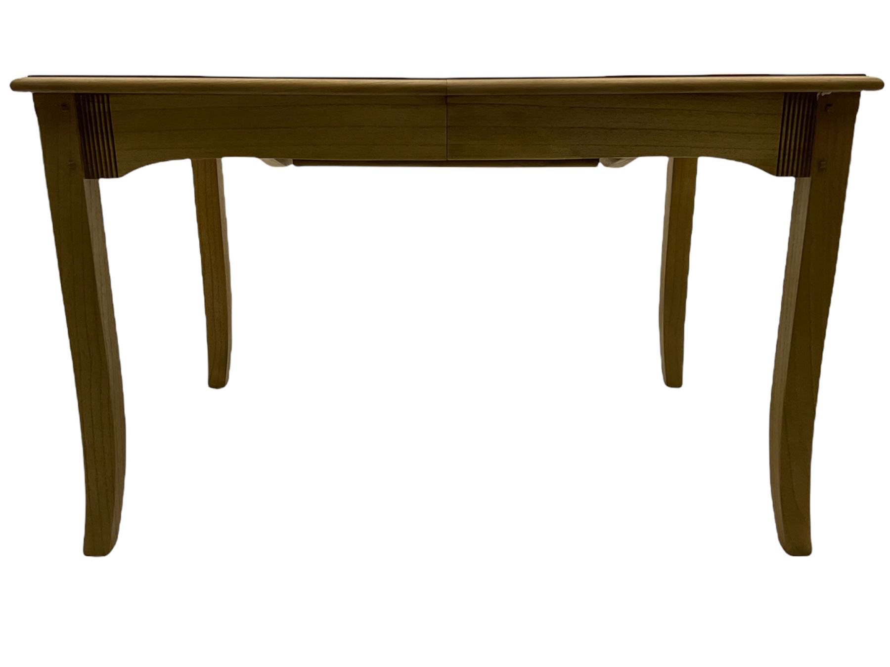 Windsor by Mark Devany oak rectangular extending dining table - Image 11 of 15