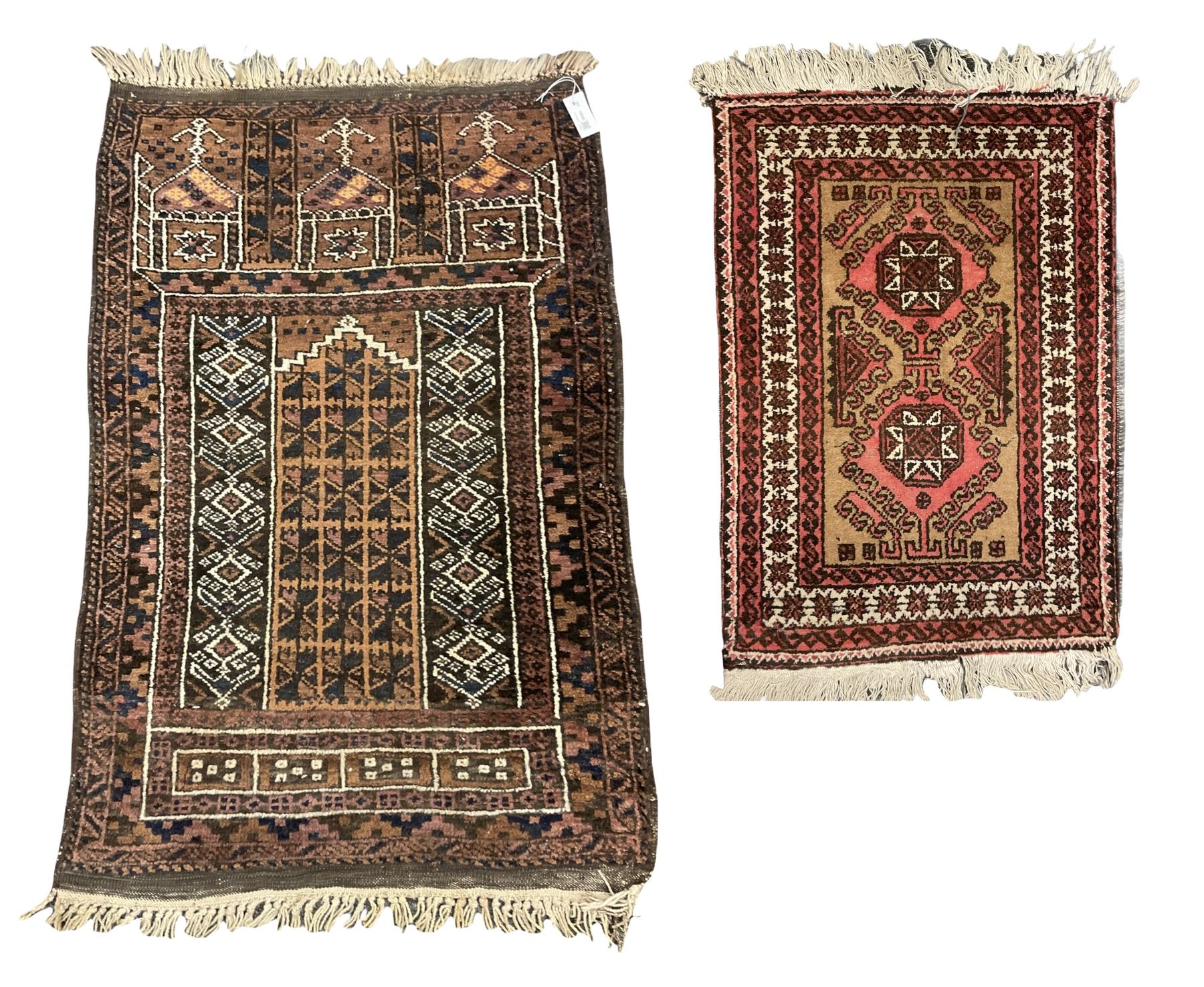 Afghan Baluch pray rug