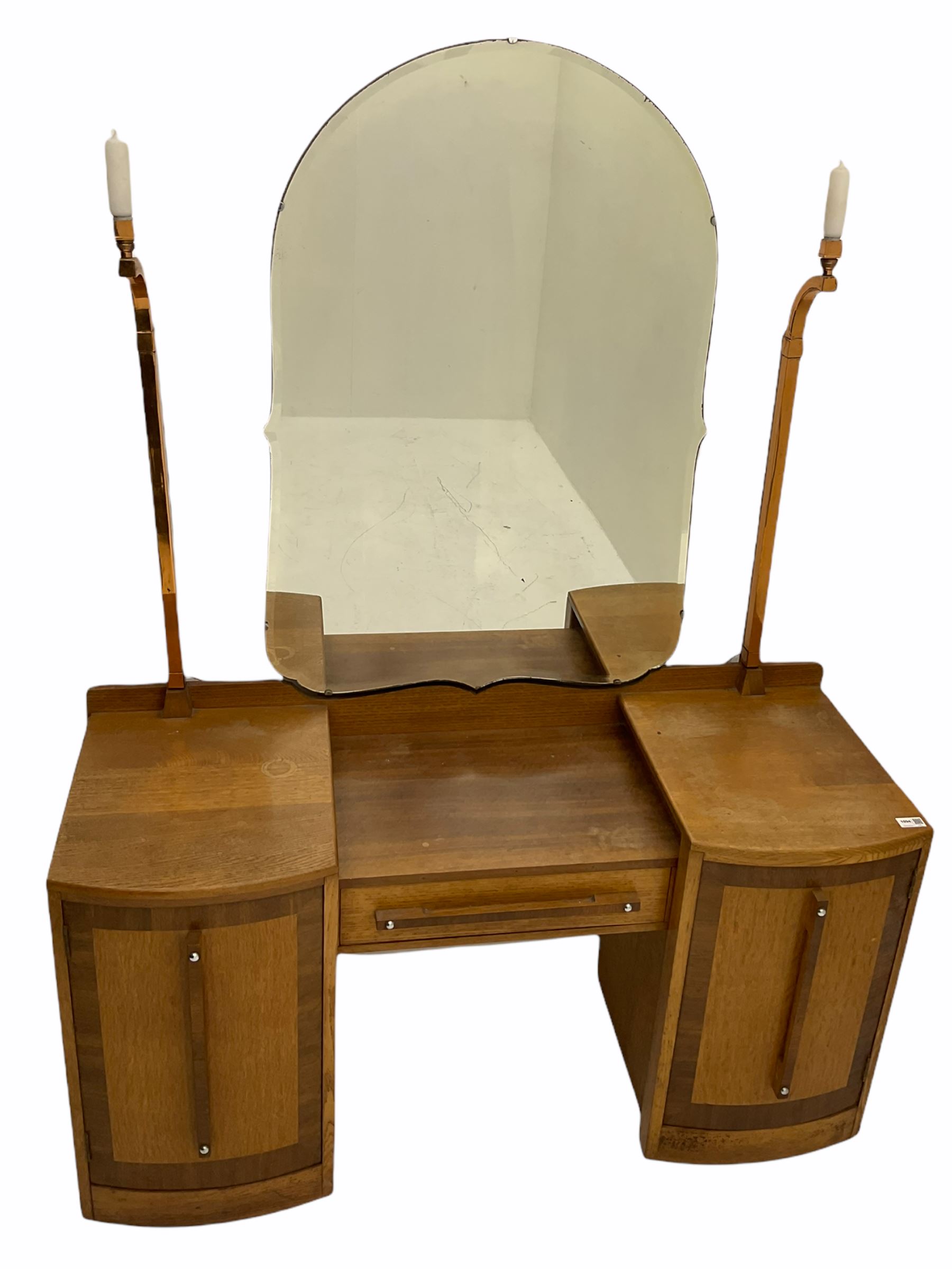 Ernest Gomme - early 20th century Art Deco oak dressing table - Image 8 of 10