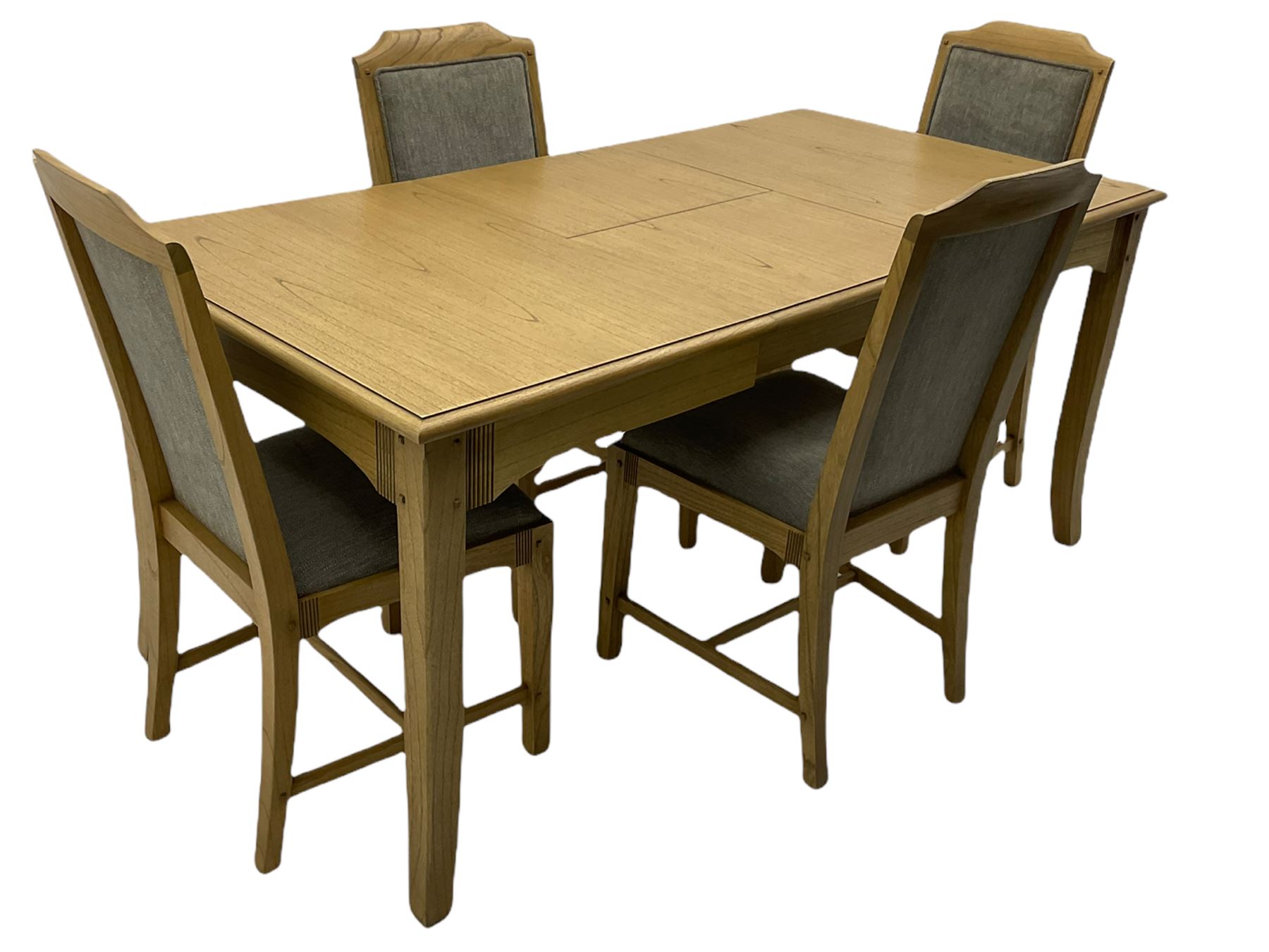 Windsor by Mark Devany oak rectangular extending dining table - Image 7 of 15