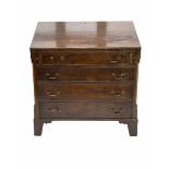 Georgian style oak bureau