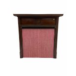 Early 20th century mahogany fire surround