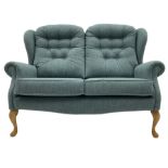 Sherborne England Lyndon two seat wing back sofa