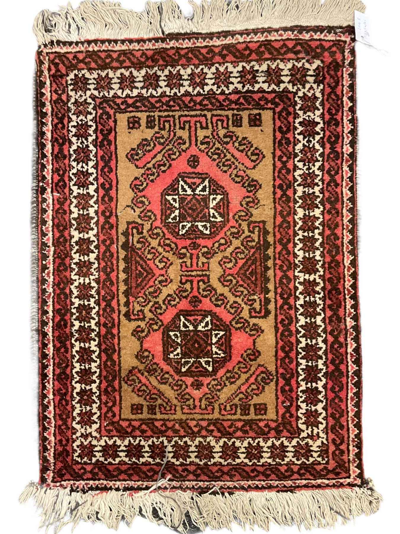 Afghan Baluch pray rug - Image 3 of 5