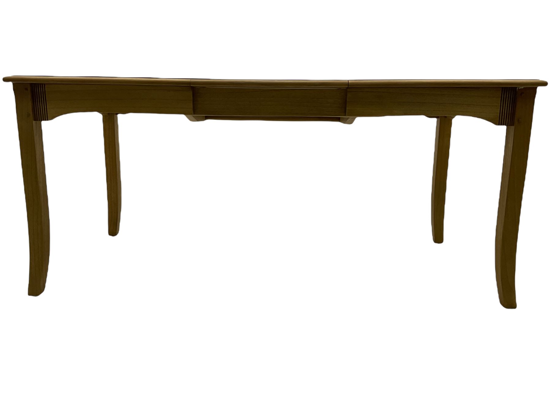 Windsor by Mark Devany oak rectangular extending dining table - Image 2 of 15