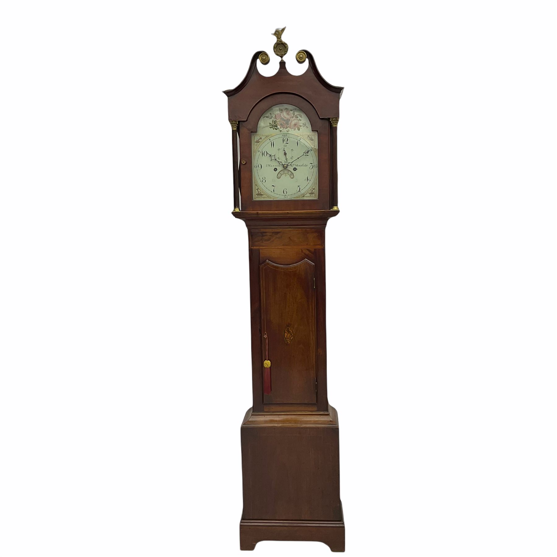 A 19th century mahogany longcase