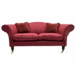 Traditional design two seat sofa