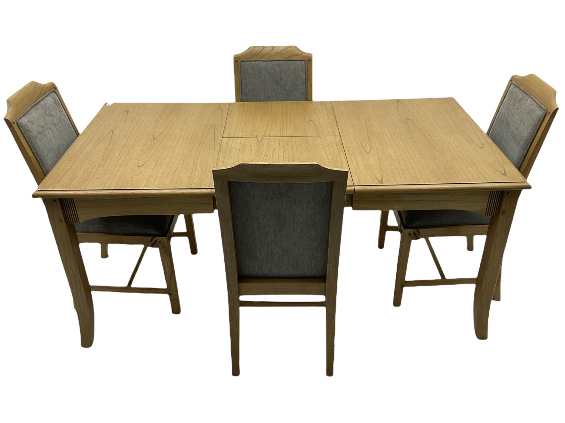 Windsor by Mark Devany oak rectangular extending dining table - Image 6 of 15