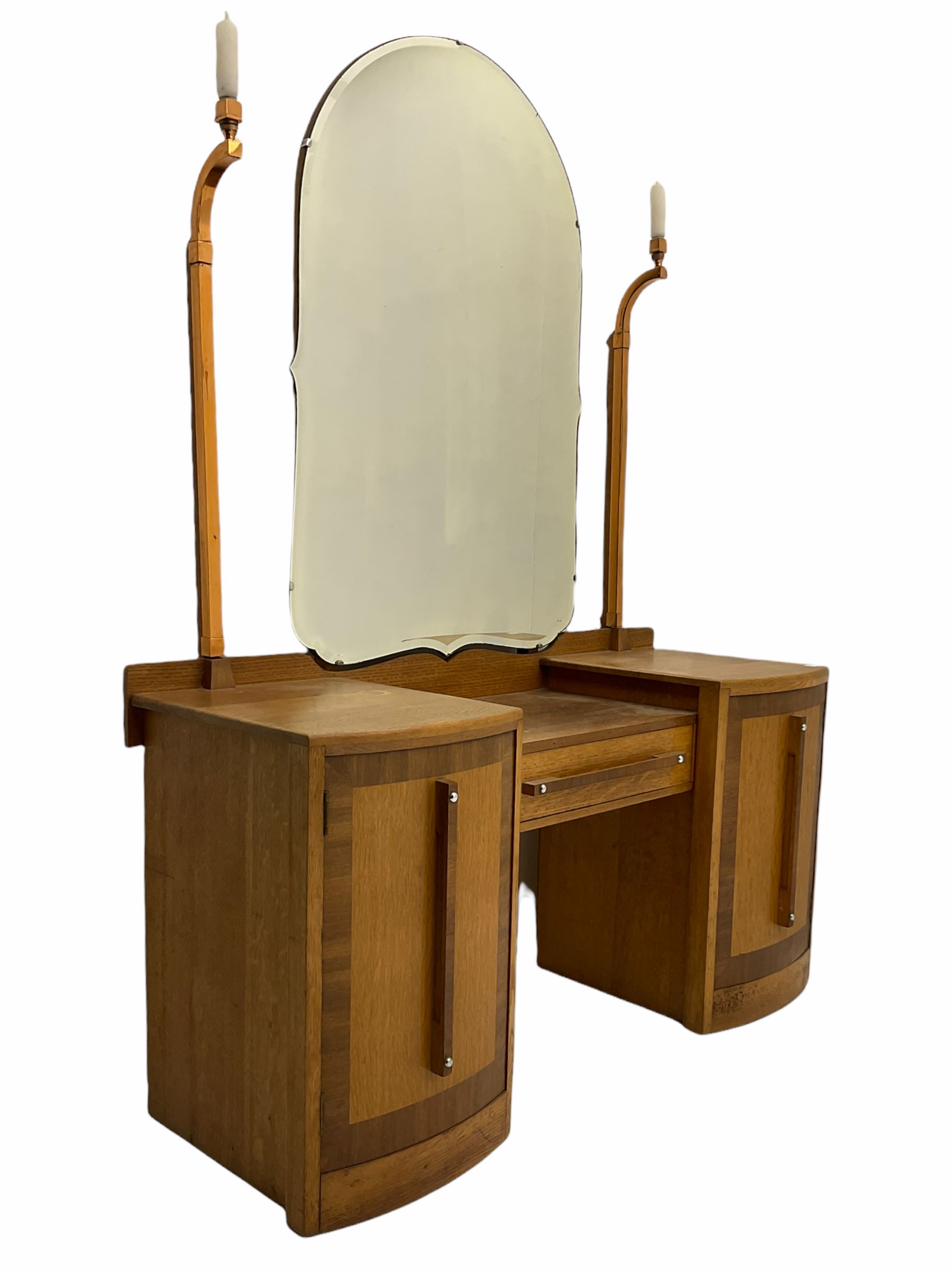 Ernest Gomme - early 20th century Art Deco oak dressing table - Image 4 of 10