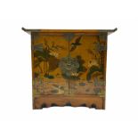 Small Chinese pinged two door cabinet