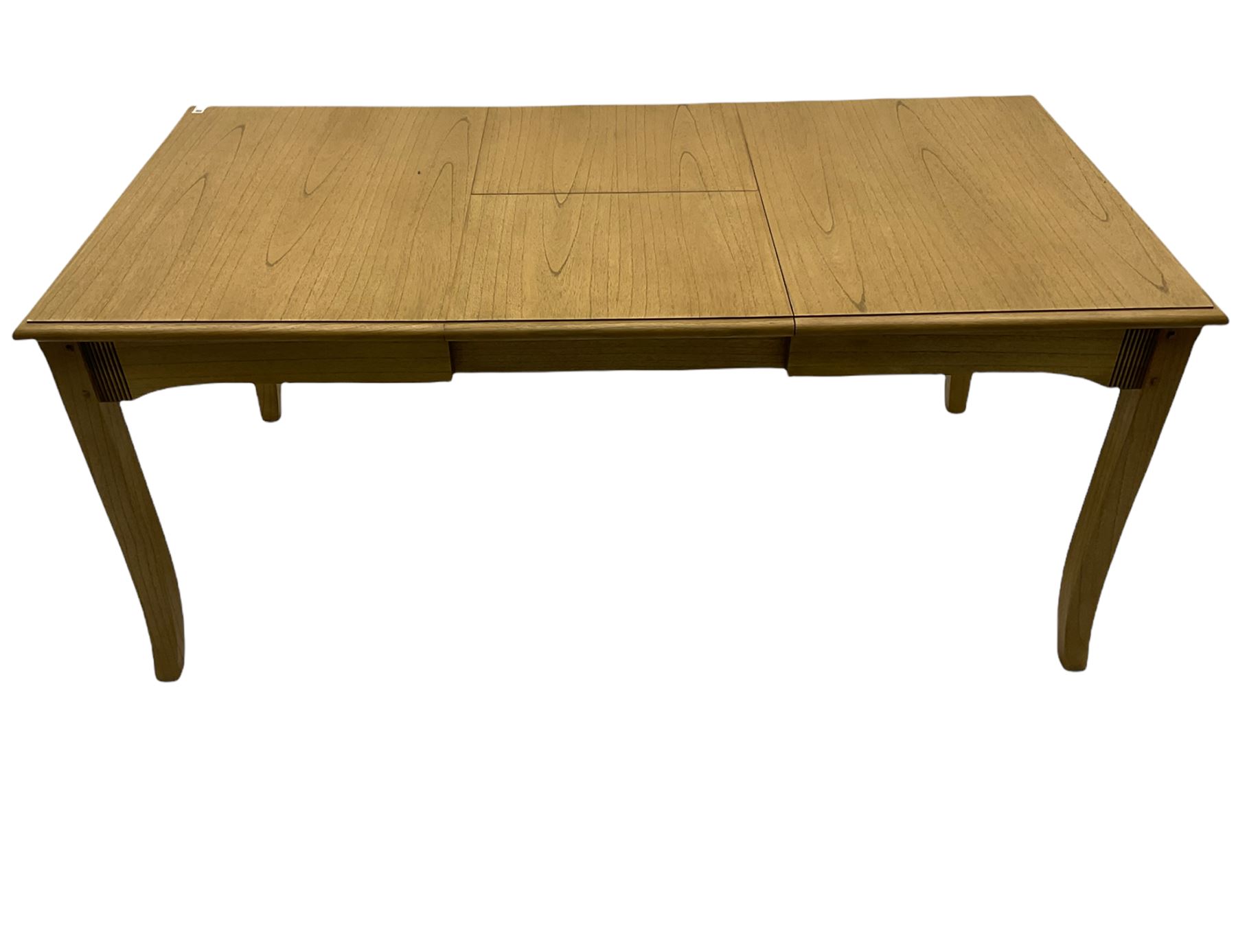 Windsor by Mark Devany oak rectangular extending dining table - Image 3 of 15