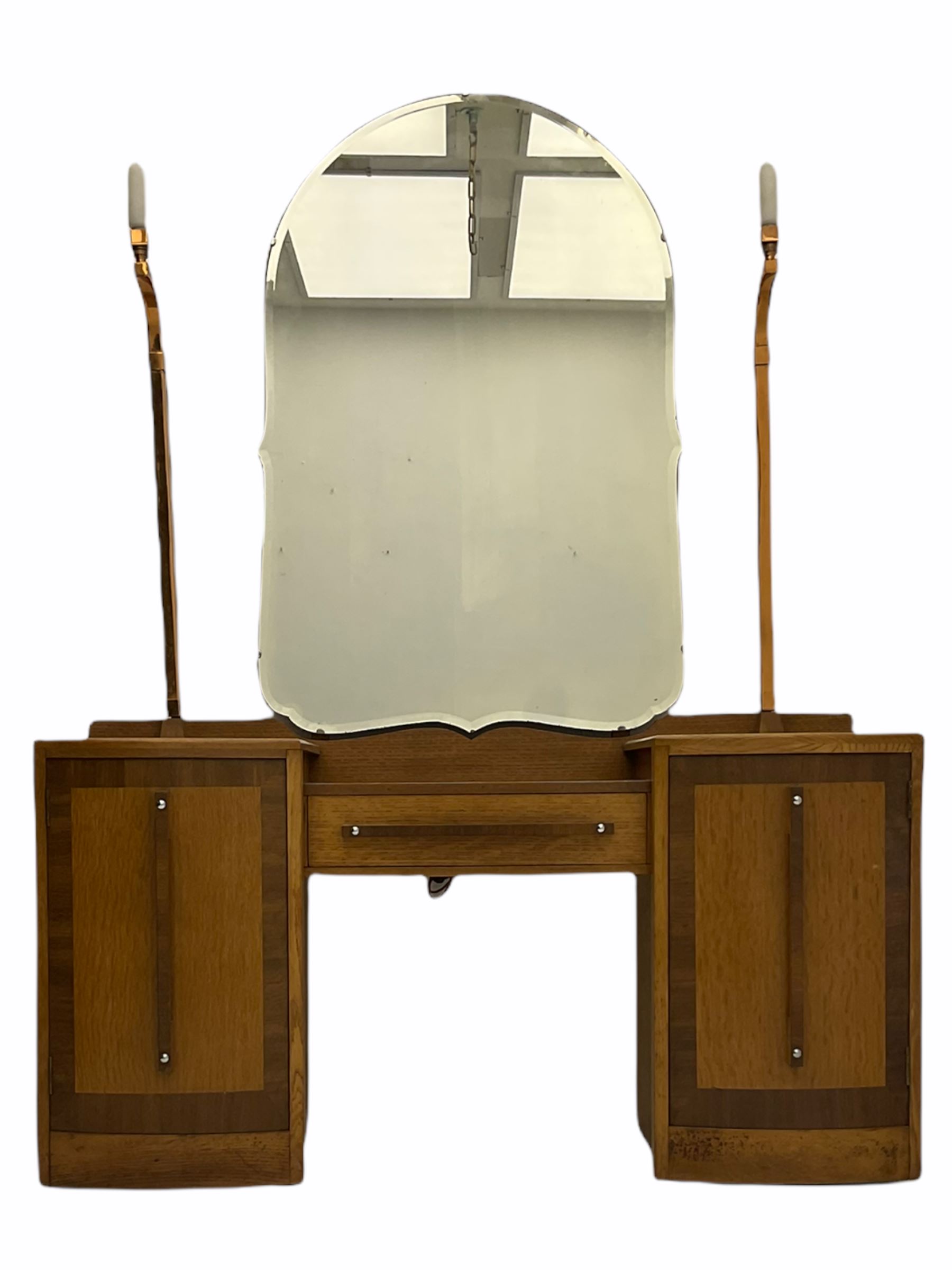 Ernest Gomme - early 20th century Art Deco oak dressing table - Image 3 of 10