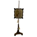 Early 19th century pole screen