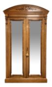 Alex Mackenzie & Co. Glasgow - Large late 19th century Scottish birds eye maple double wardrobe