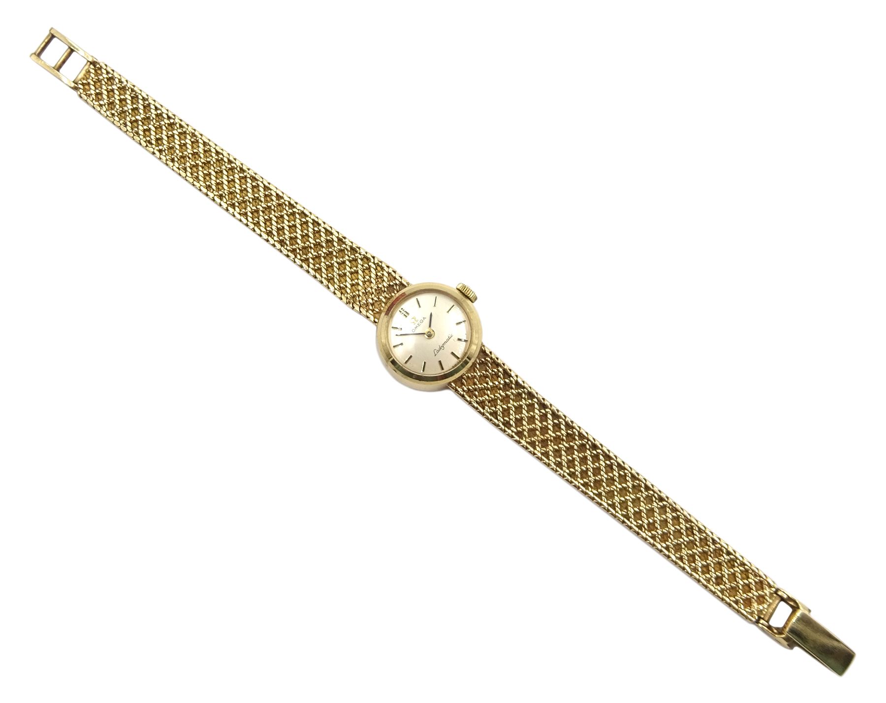 Omega Ladymatic 9ct gold bracelet wristwatch - Image 3 of 4