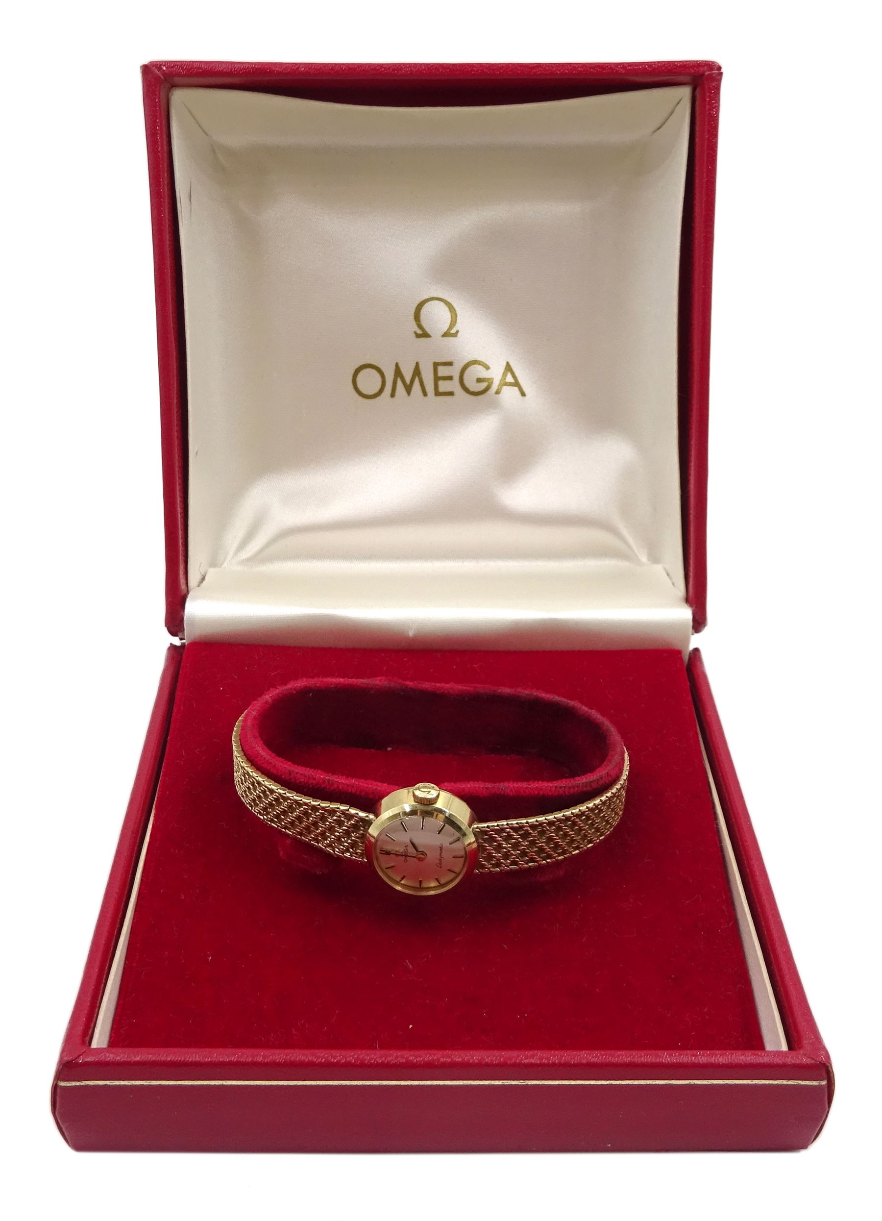 Omega Ladymatic 9ct gold bracelet wristwatch - Image 2 of 4