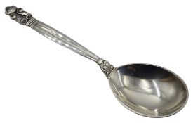 Georg Jensen sterling silver Acorn pattern spoon