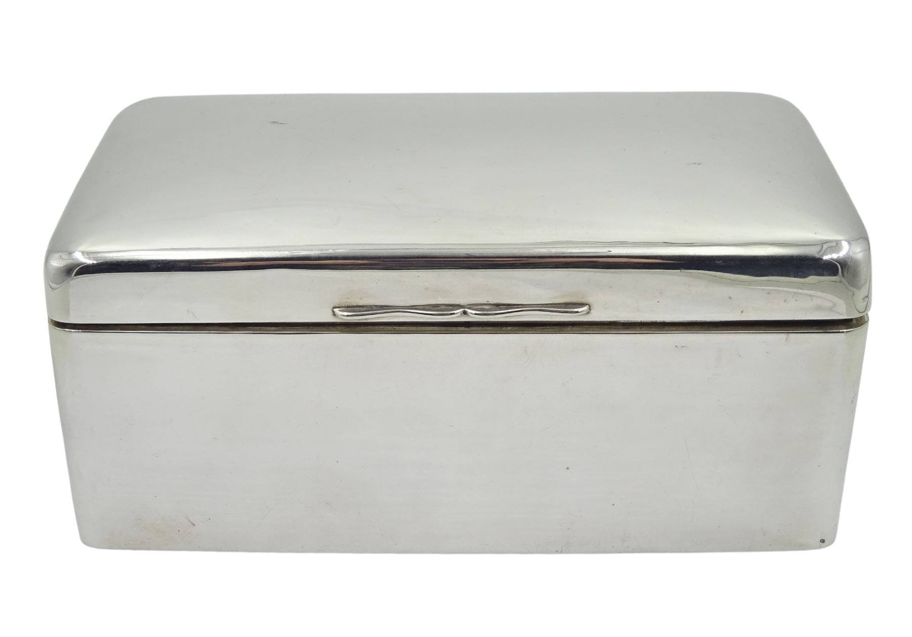 Early 20th century silver cigar box by Asprey & Co Ltd