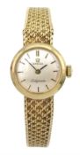 Omega Ladymatic 9ct gold bracelet wristwatch