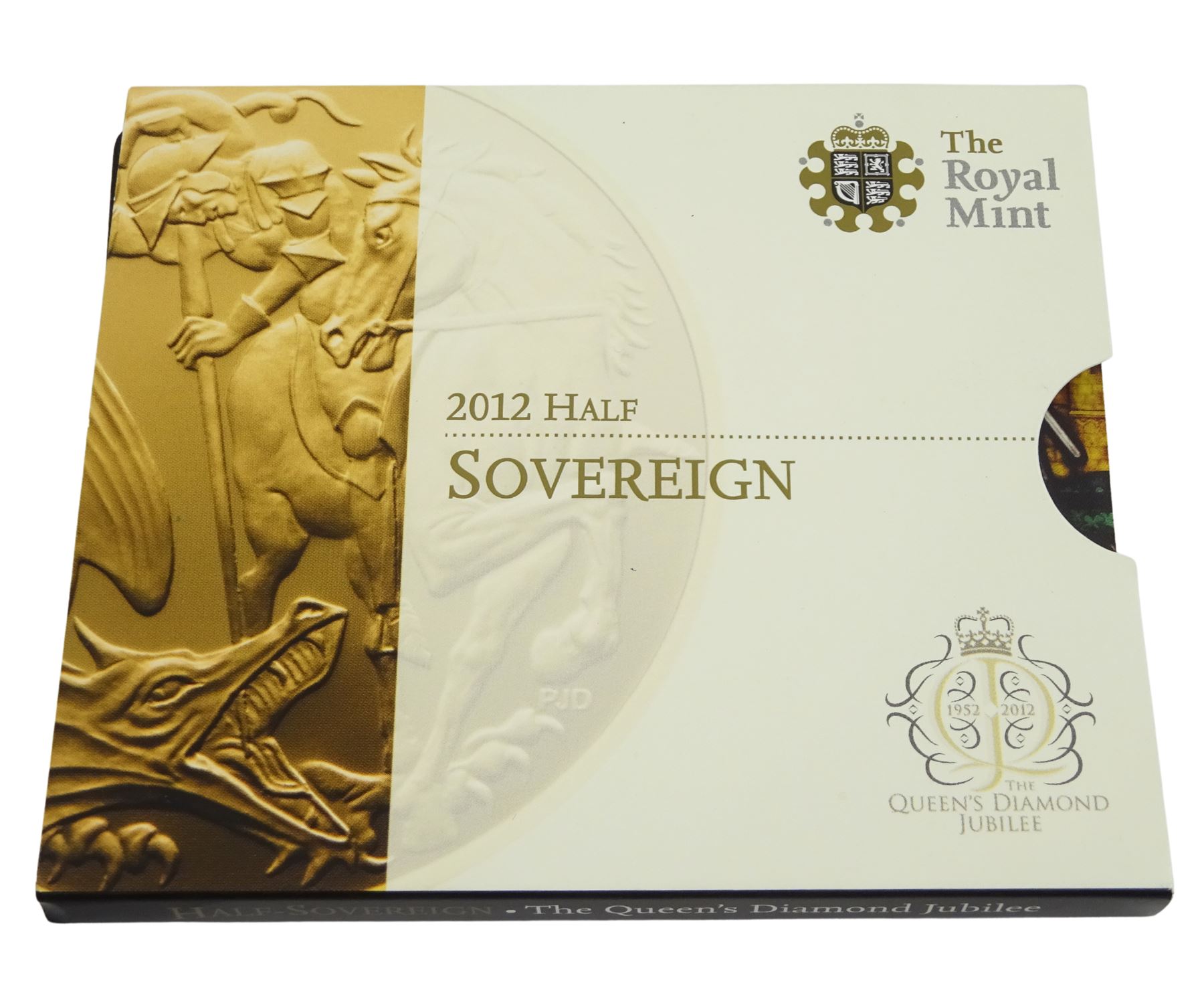 Queen Elizabeth II 2012 gold half sovereign coin celebrating The Queen's Diamond Jubilee - Image 3 of 3