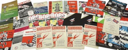 1960s and later football programmes including Leicester City V Tottenham Hotspur May 6th 1961