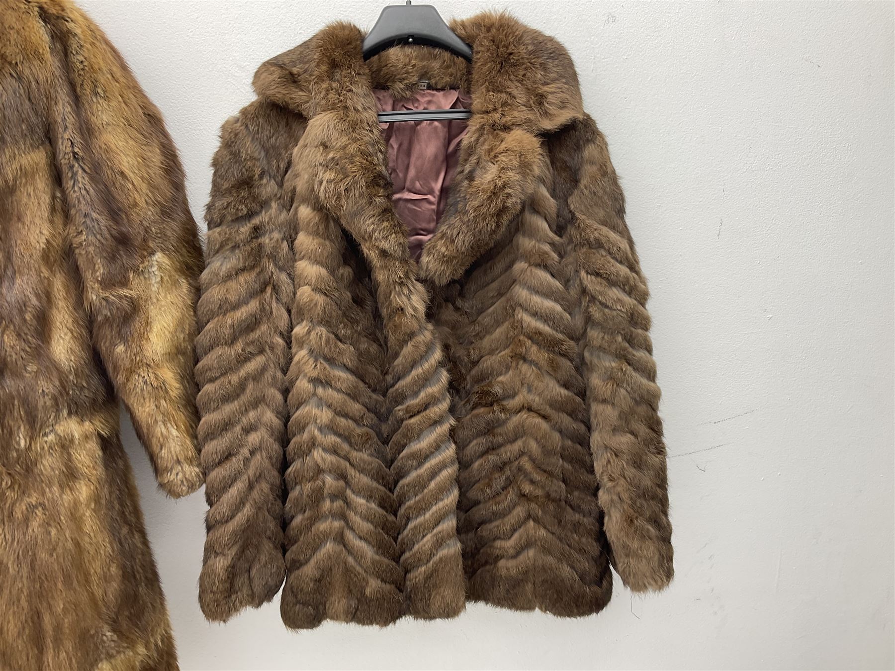 Ladies brown coney fur jacket - Image 9 of 11