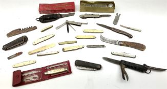 Pocket knives including boxed Puma 'Fishermans Knife'