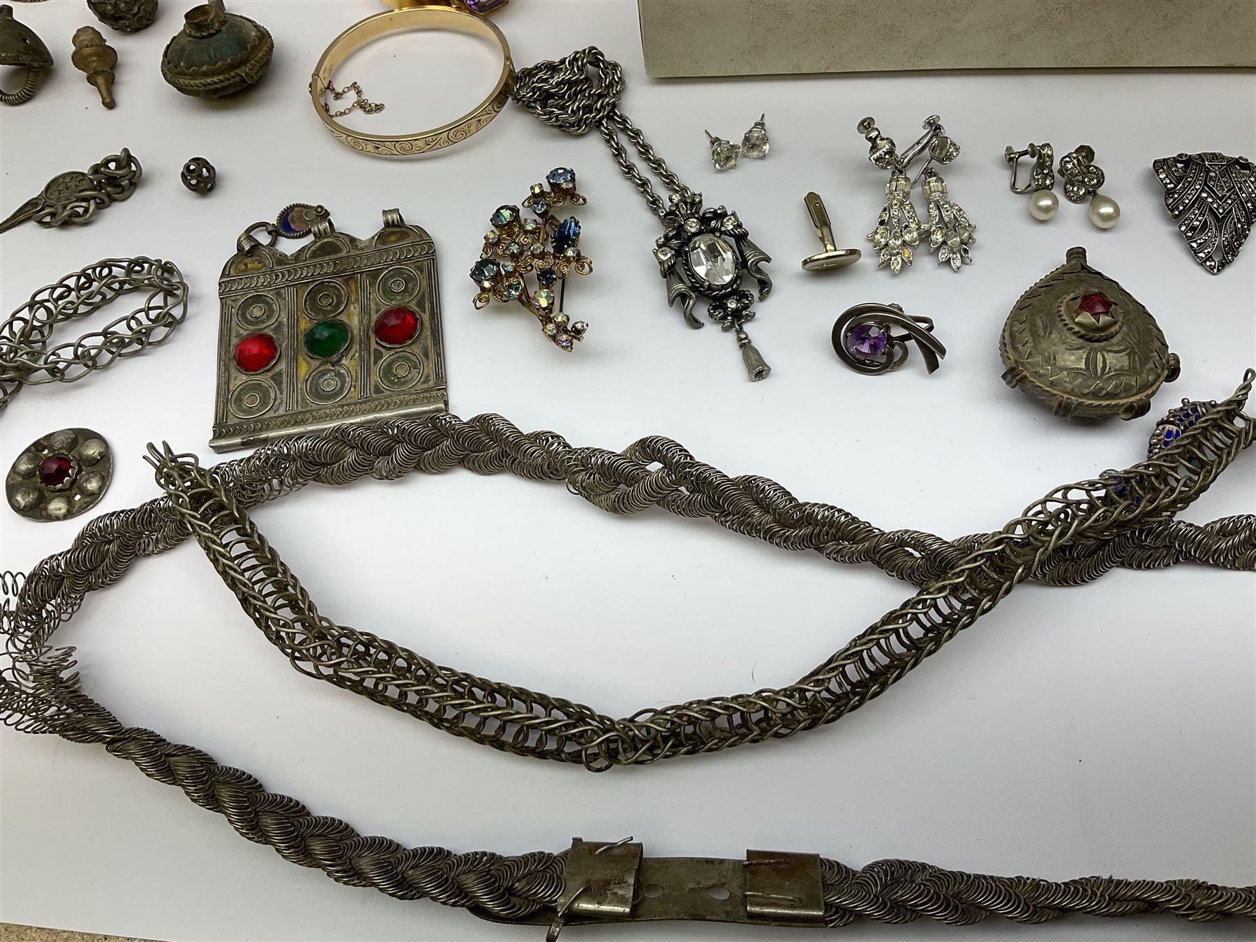 Collection of silver and stone set silver jewellery - Image 5 of 13