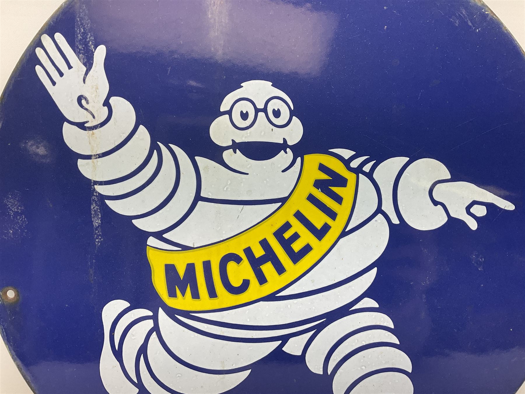 Vintage Michelin enamel advertising sign - Image 2 of 8