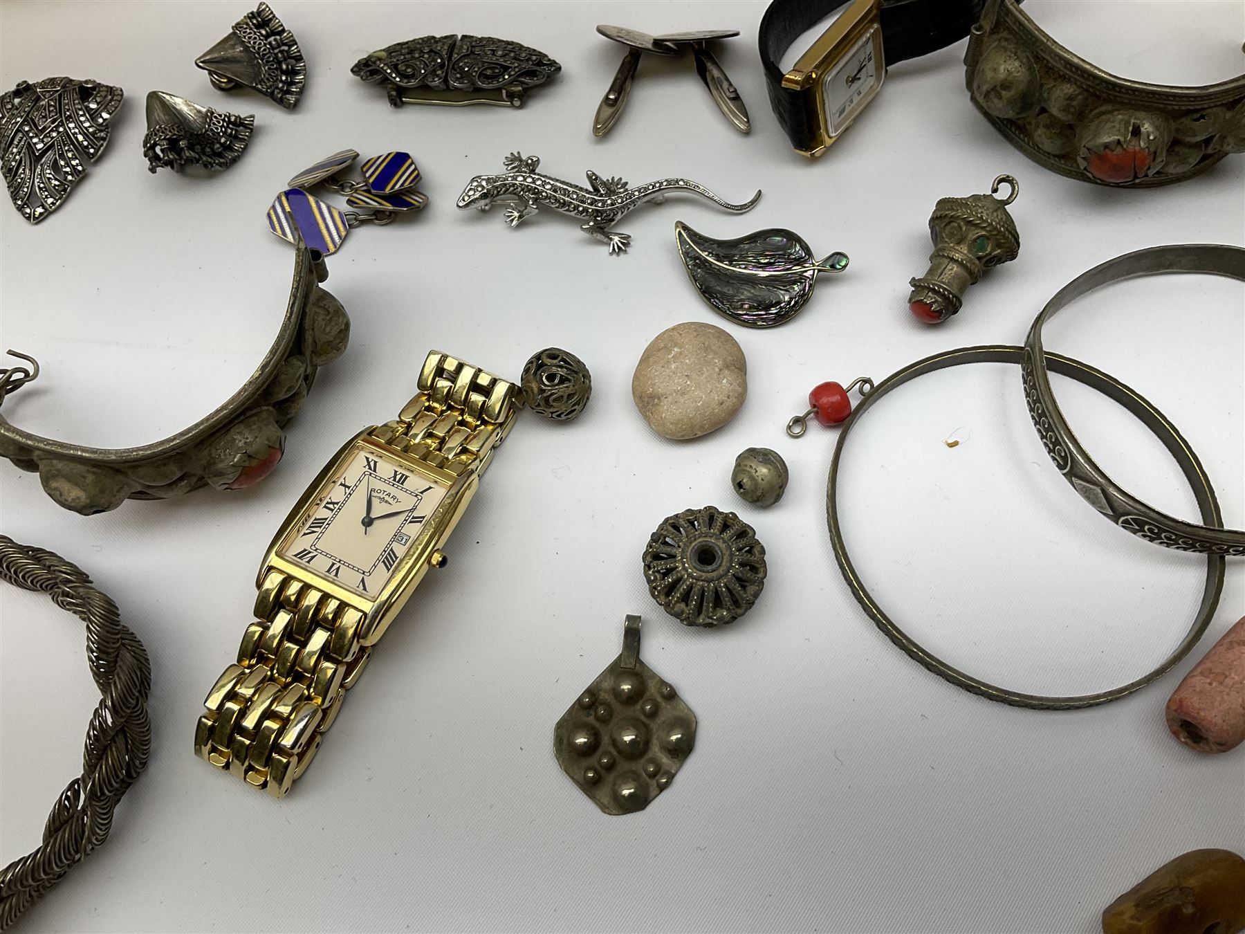 Collection of silver and stone set silver jewellery - Image 9 of 13