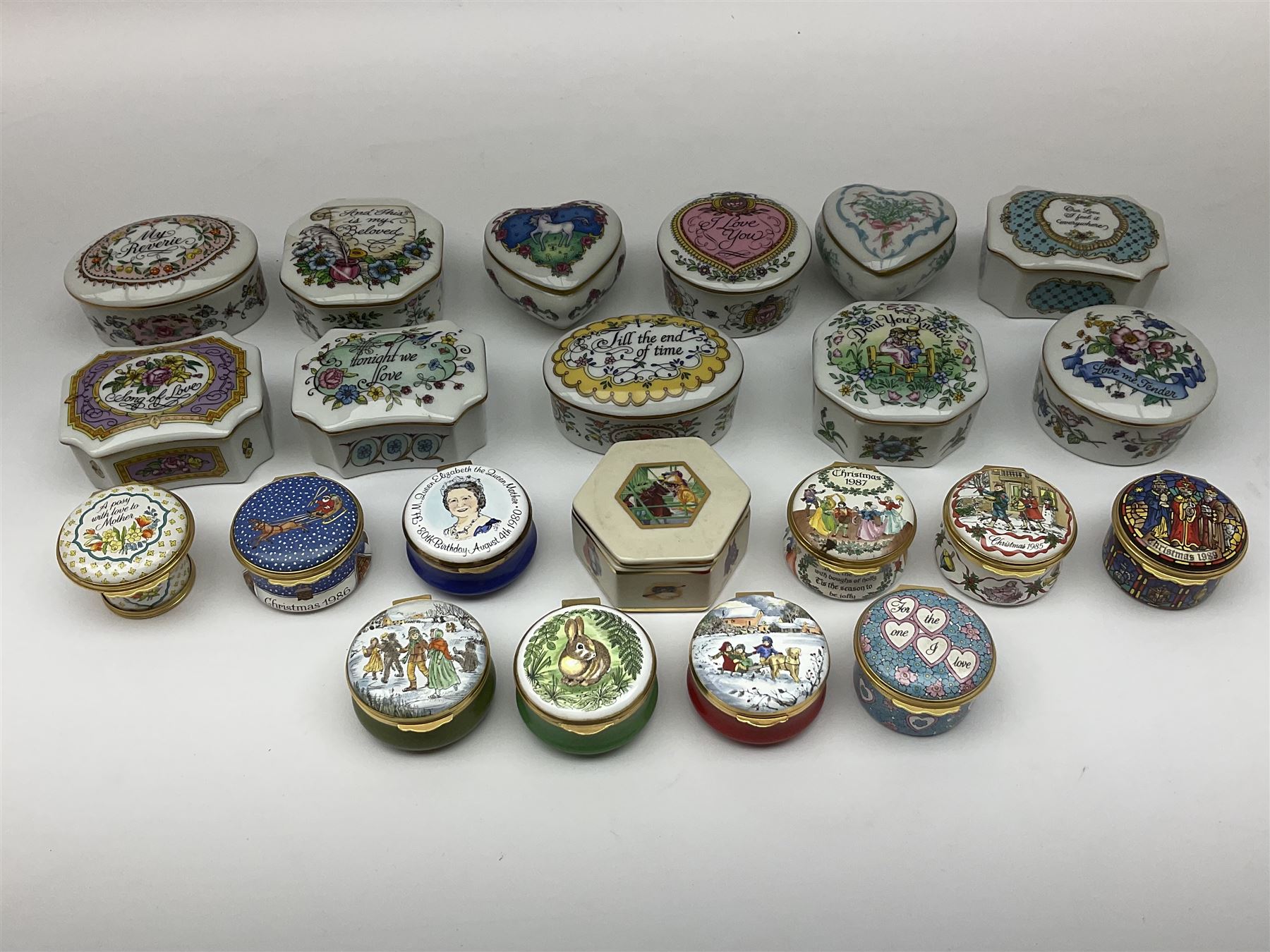 Six Halcyon Days enamel boxes - Image 2 of 22