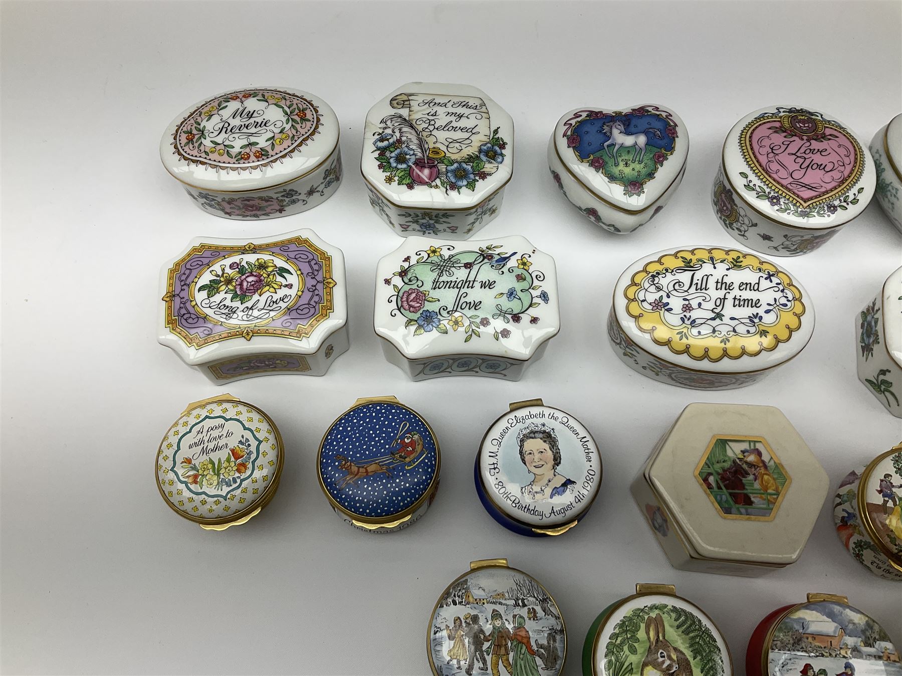 Six Halcyon Days enamel boxes - Image 3 of 22