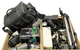 Cameras and related equipment including Fujifilm FinePix S5500