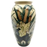 Moorcroft vase of shouldered ovoid form decorated in the 'Lamia' pattern by Rachel Bishop