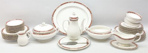 Royal Worcester Beaufort pattern tea and dinner wares