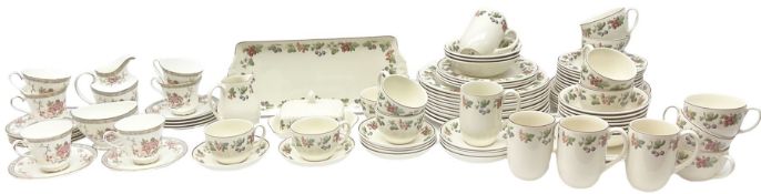 Wedgwood Queens Ware tea and dinner wares in Provence pattern