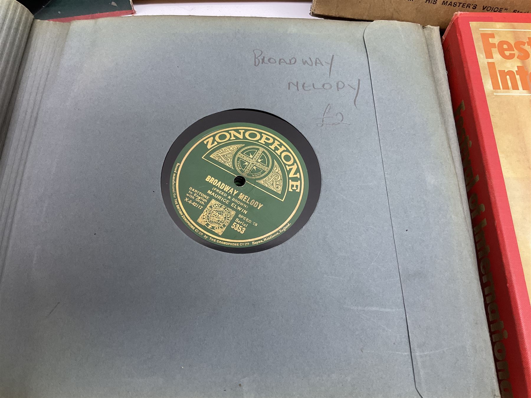 Quantity of 78rpm records including Reader's Digest 'Festival of International Hits' cased set and q - Image 3 of 5