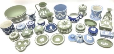 Collection of Wedgwood dark blue